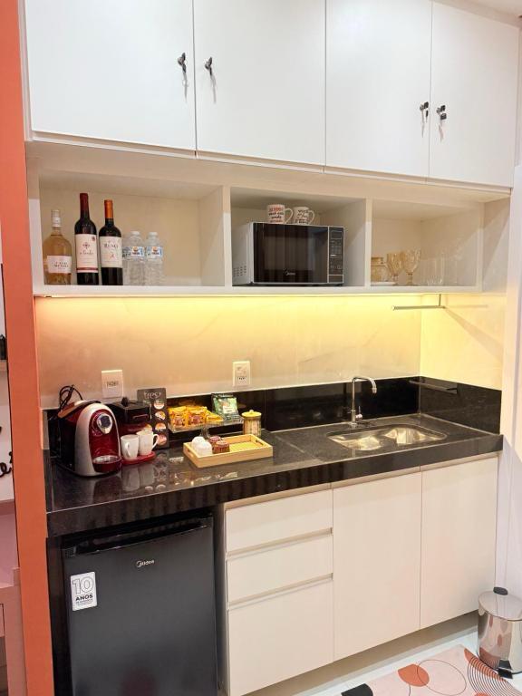 Cozinha gourmet compacta da suíte